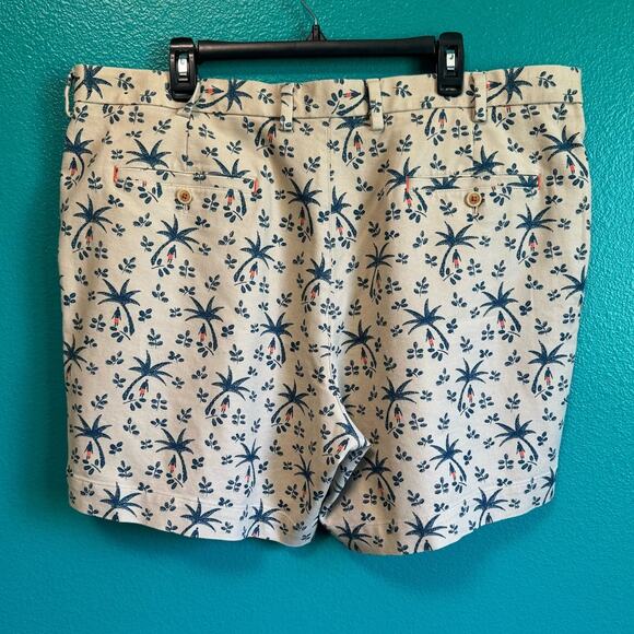 Brooks Brothers Tan Tropical Print Men's Casual Shorts 42 - Picture 5 of 8